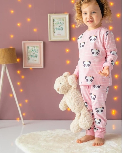 Set pyjama pink panda