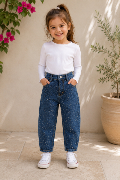 DENIM LEOPARD SHINE